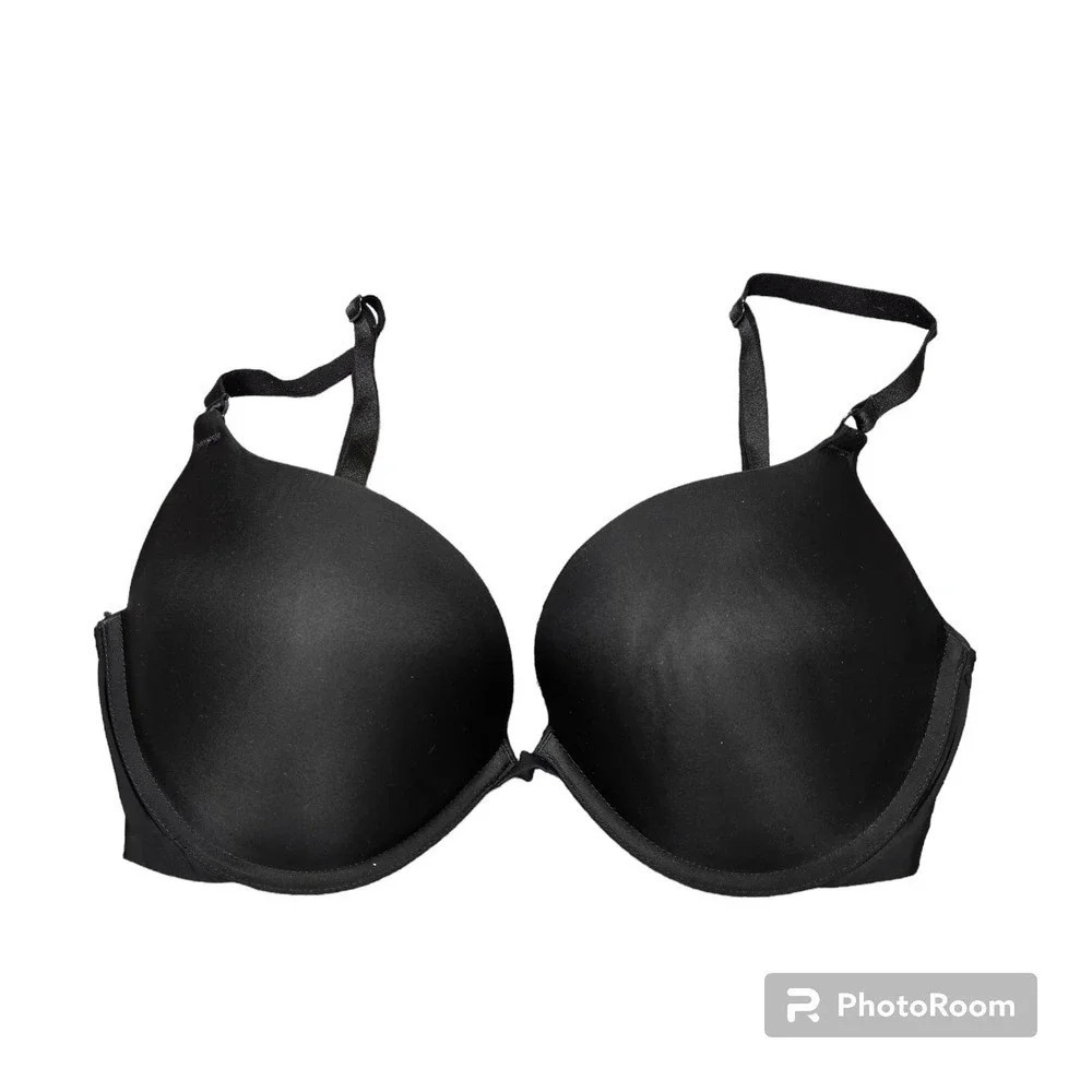 Victoria's Secret Black Push-Up Pigeannant Bra